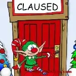 claused workshop elf joke