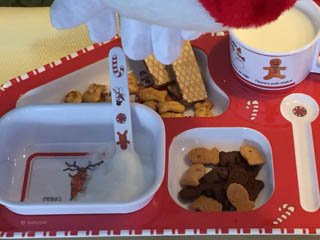 photo of treats for Santa