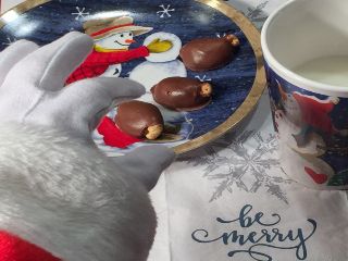 photo of treats for Santa